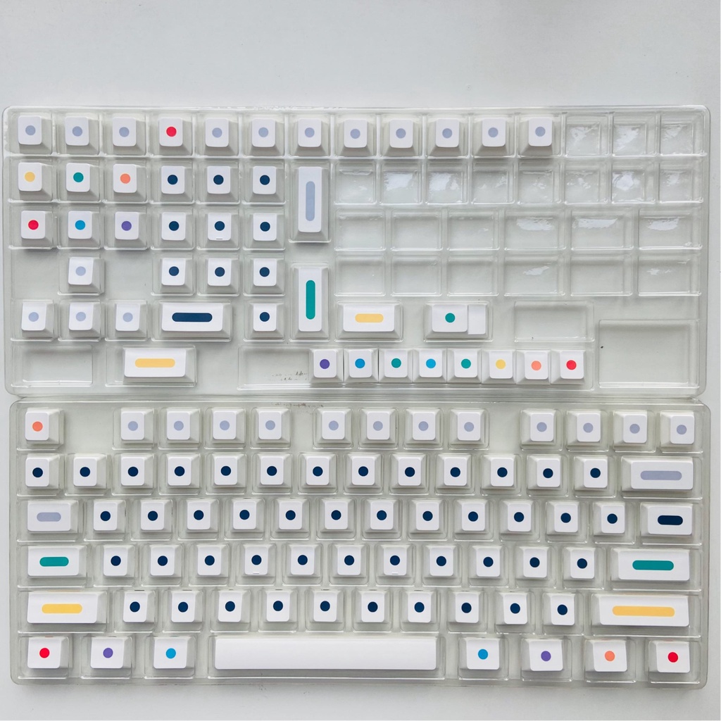 Keycap Dot Bàn phím cơ không dây 120 phím Cherry PBT 104/68/87/98 mechanical keyboards