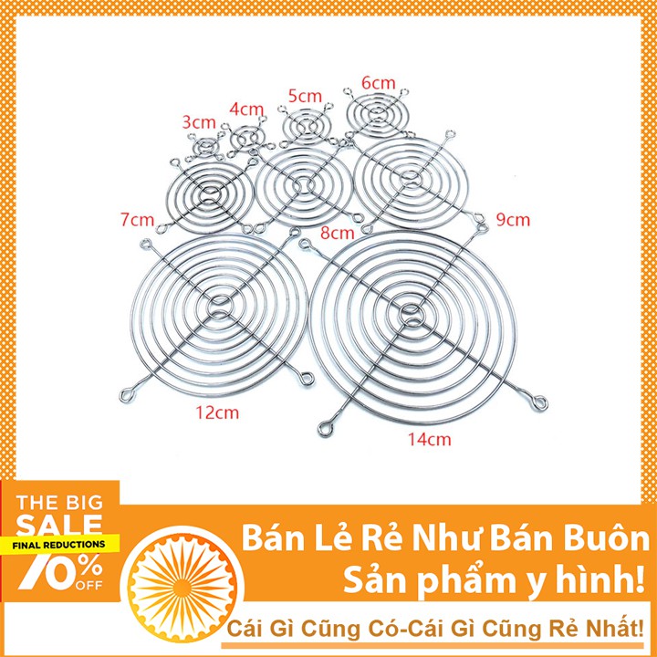 Bảo Vệ Quạt Tản Nhiệt 12x12 cm