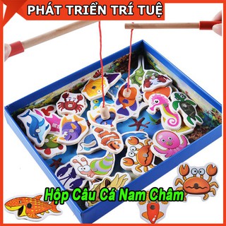 Đô Chơi Câu Cá Đại Dương 2 Cần Cùng Hộp 32 Con Cá Cho Bé Vừa Chơi Vừa Học