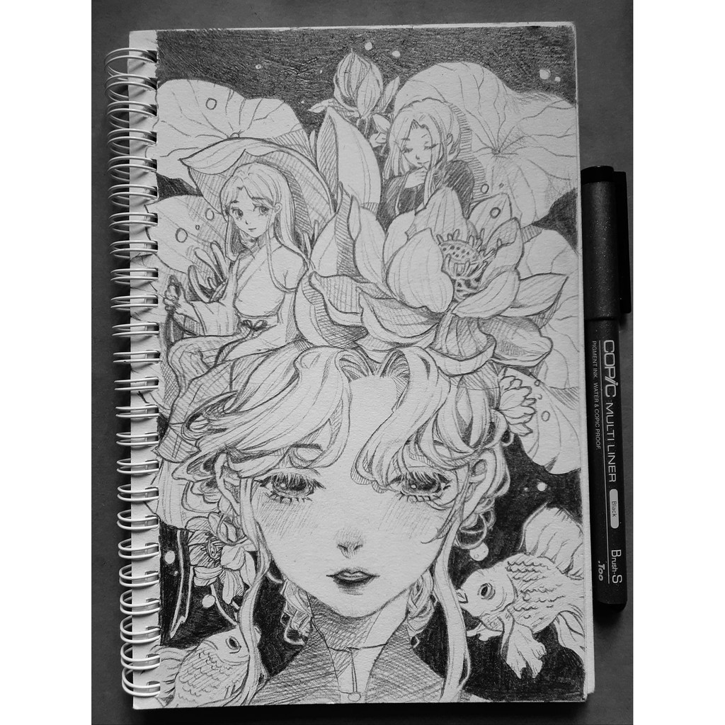 Sổ Vẽ Chì Phác Thảo Nabii IMA SKETCHBOOK 160gsm (phiên bản 2020)