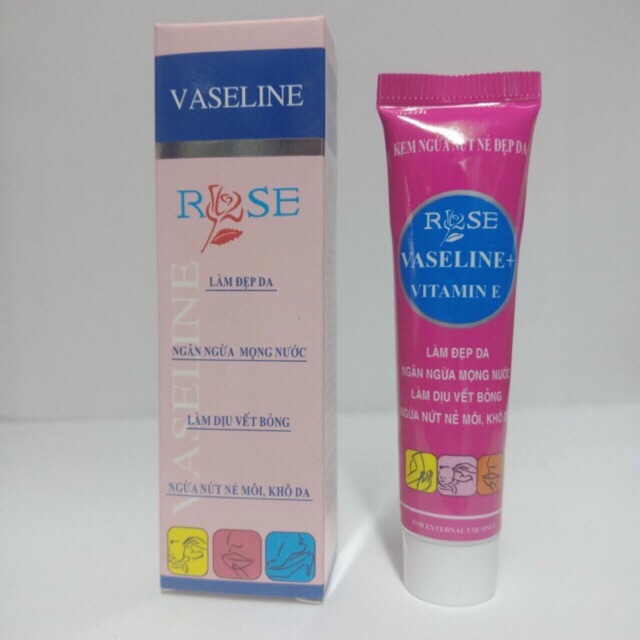 Kem Nẻ Vaseline Rose 10g