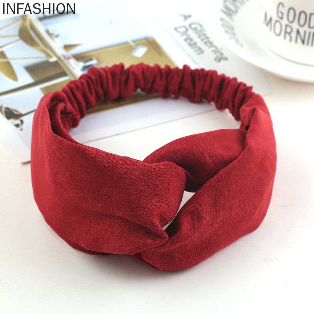 Băng Đô Cài Tóc Co Dãn Thời Trang Cho Nữ