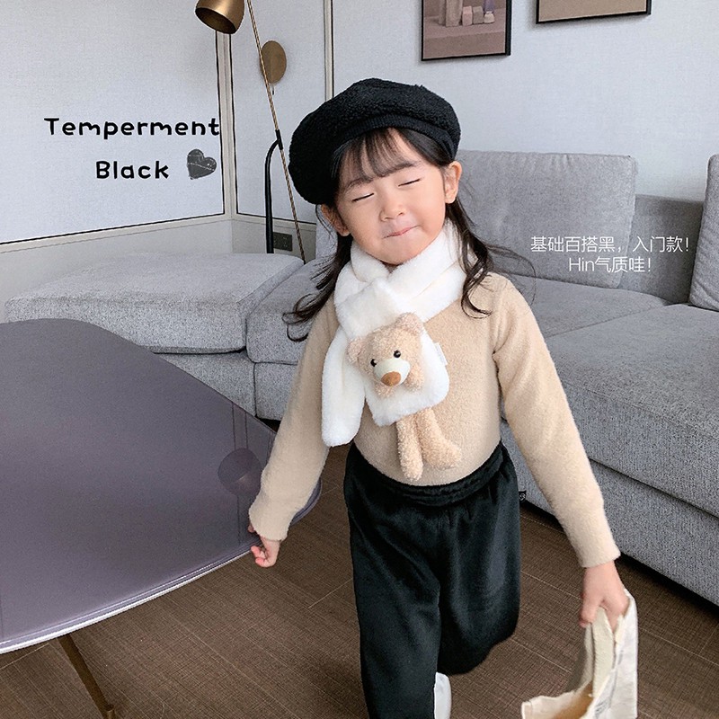 Khăn Choàng Cổ Phong Cách Retro Thời Trang Cho Các Bé