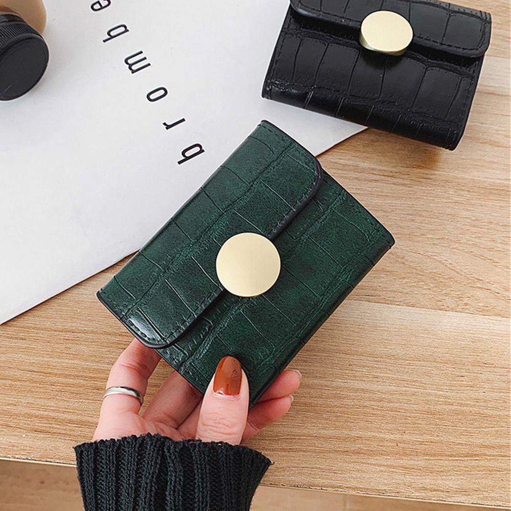 MIH Ví Đựng Thẻ Dáng Ngắn Cỡ Nhỏ Thiết Kế Sang Trọng