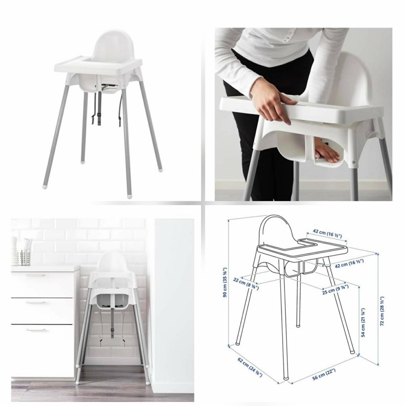 Ghế ăn dặm IKEA Antilop có sẵn 3 màu