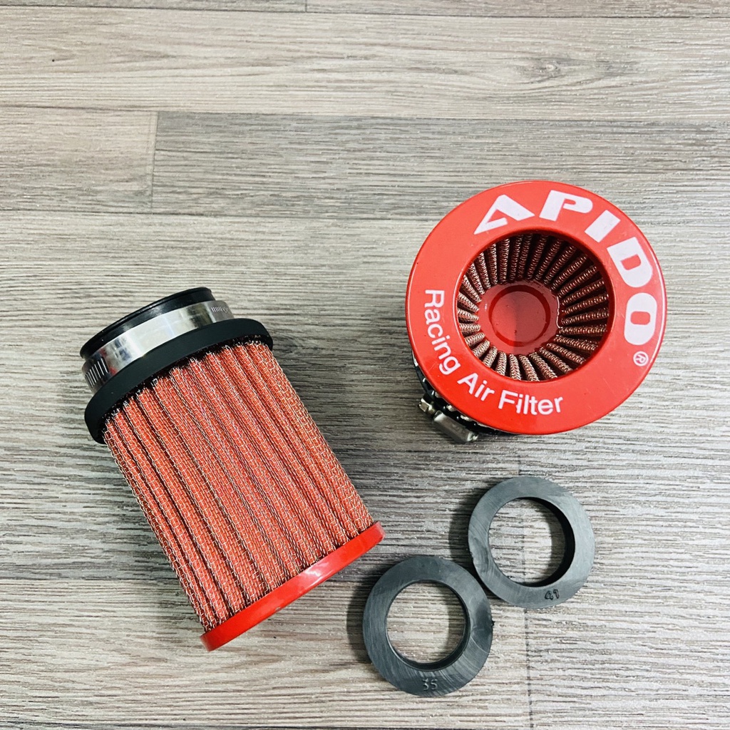 Lọc gió trụ Apido 2 họng gió cao cấp cho mọi loại xe