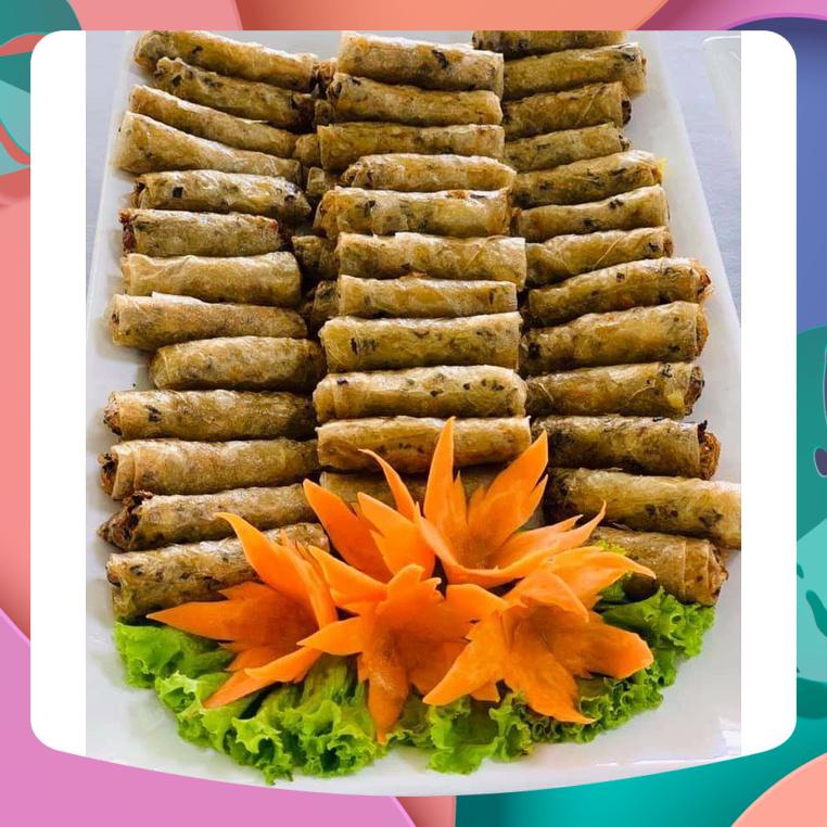 Bánh Đa Nem,Bánh cuốn chả giò Đặc Sản Hà Tĩnh 100 Lá