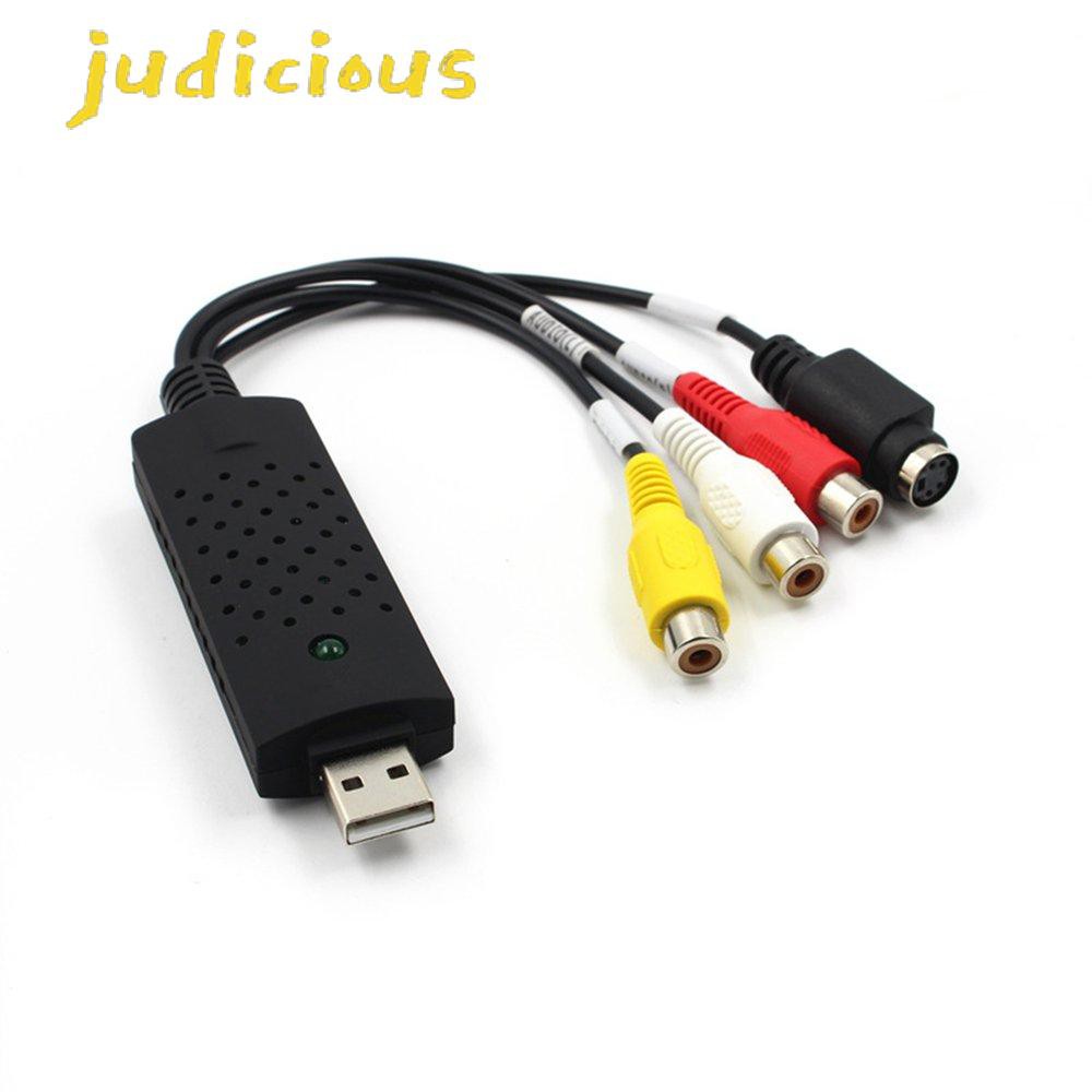 Bộ Chuyển Đổi Usb 2.0 Easy Cap Video Tv Dvd Vhs Dvr Hỗ Trợ Win8 Win10 | BigBuy360 - bigbuy360.vn