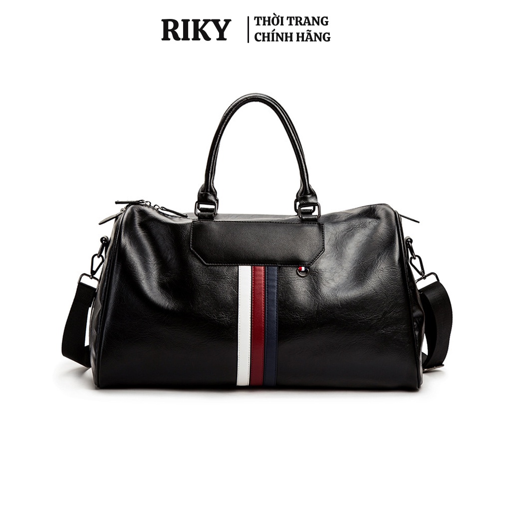 Túi xách du lịch nam nữ đa năng cỡ lớn RIKY thời trang xách tay chất liệu da pu cao cấp chống nước