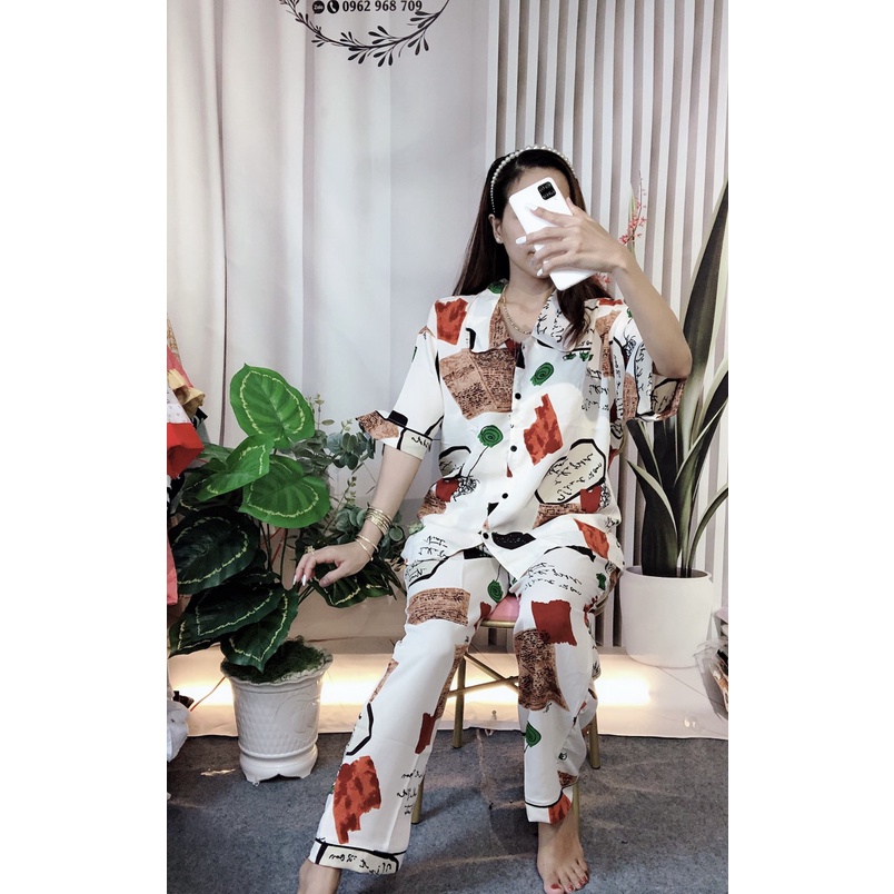 Đồ bộ nữ lụa mango big size 60-80kg
