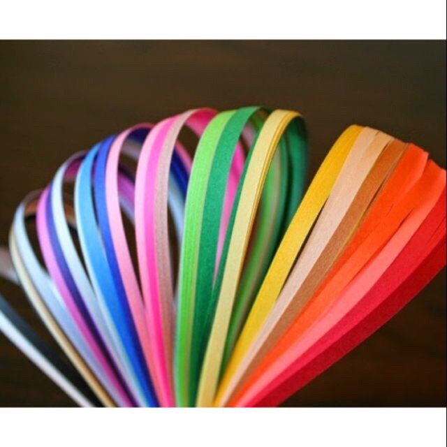 Giấy quilling nhiều màu