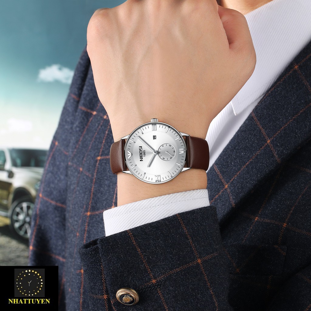 ĐỒNG HỒ NAM NIBOSI 2308 (1985) - DÂY DA KÍM RỐN SIÊU CHỐNG NƯỚC VÀ CHỐNG XƯỚC | BigBuy360 - bigbuy360.vn