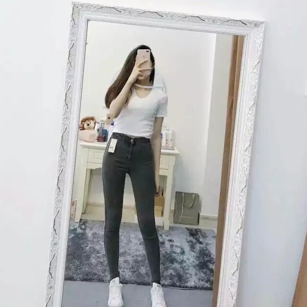 Quần jeans skinny nữ cạp cao phong cách hàn quốc _ CeCe House | BigBuy360 - bigbuy360.vn