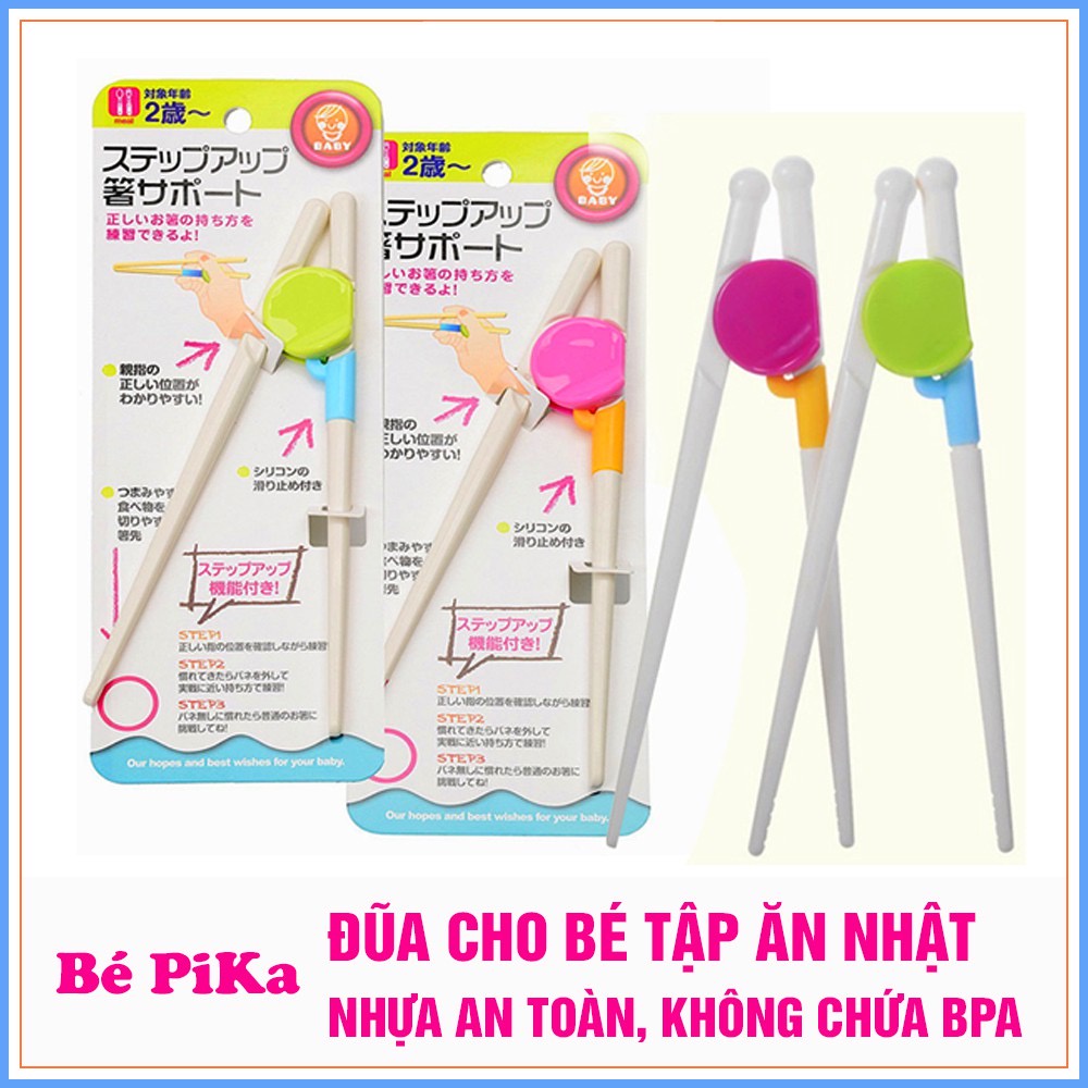 Đũa tập ăn xuất Nhật không chứa BPA an toàn cho bé