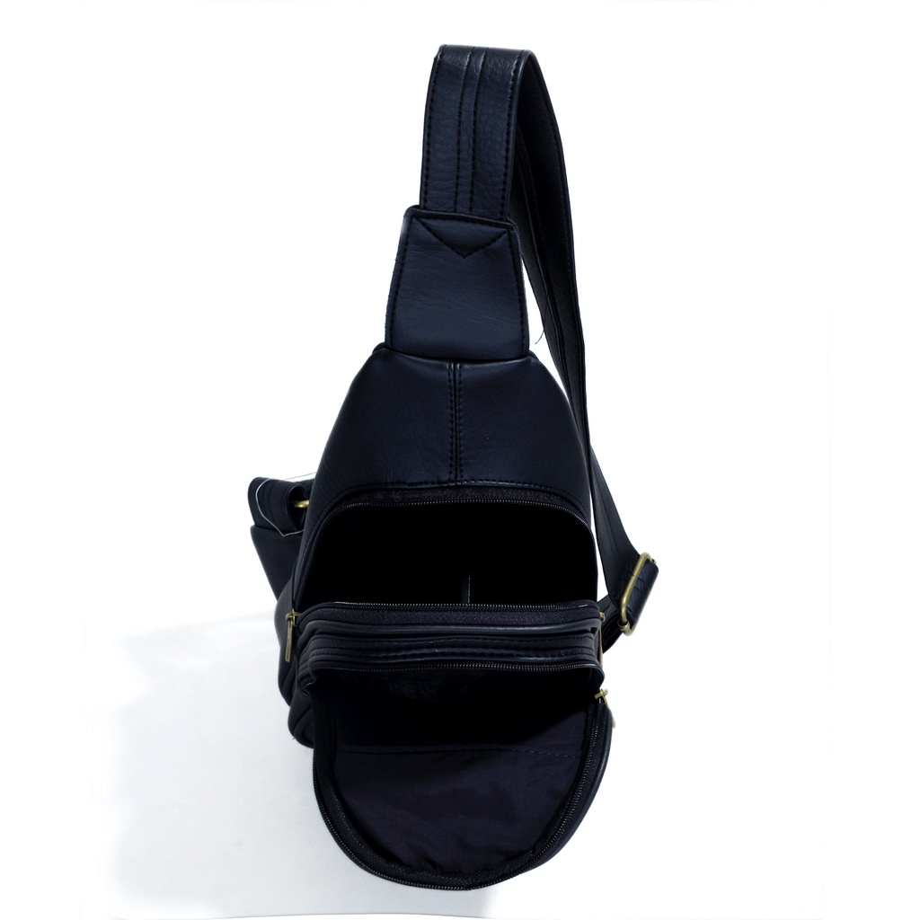 Túi đeo chéo nam túi bao tử da nhiều ngăn Chính Hãng, khóa đồng cao cấp MQ18 | BigBuy360 - bigbuy360.vn