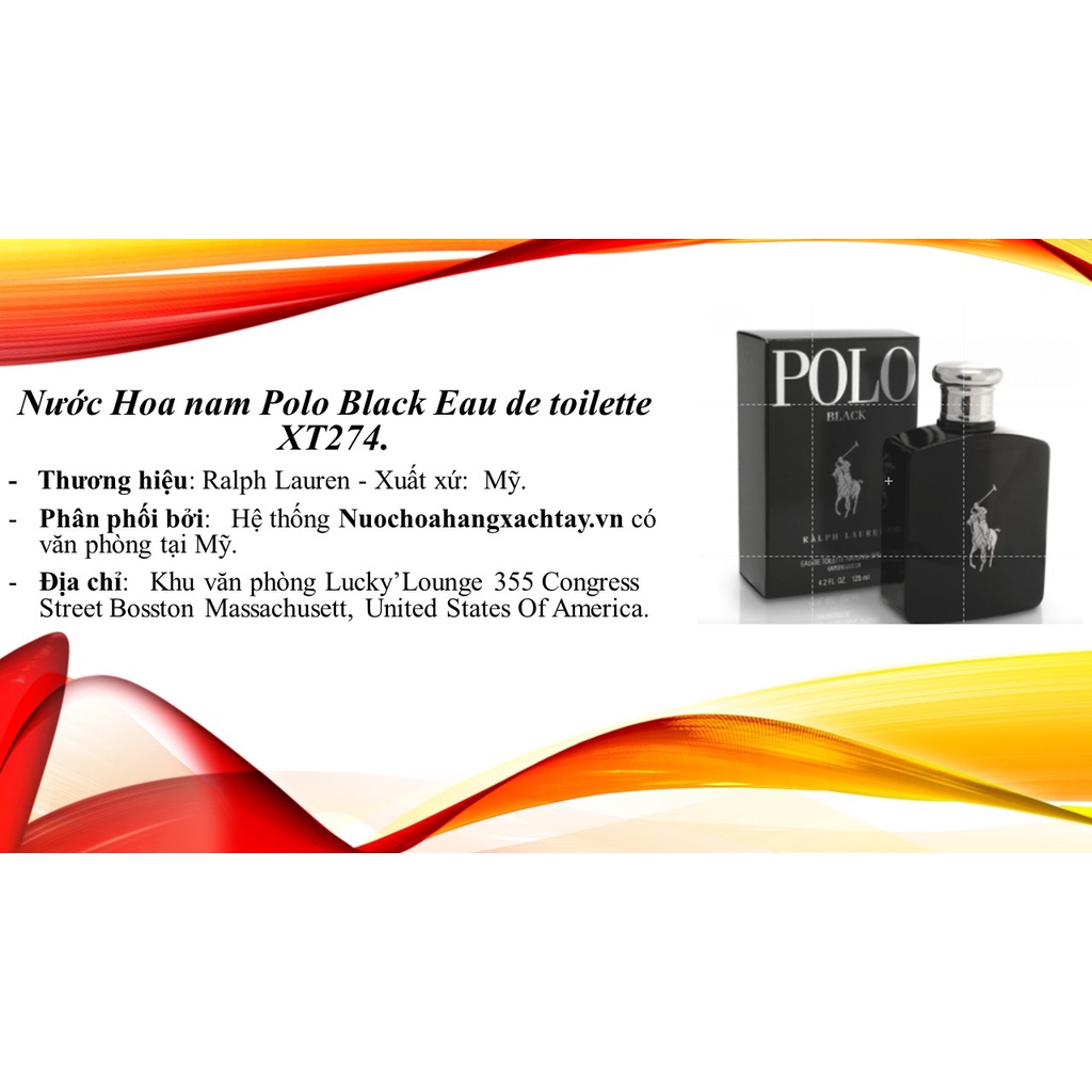Nước Hoa nam Polo Black Eau de toilette XT274