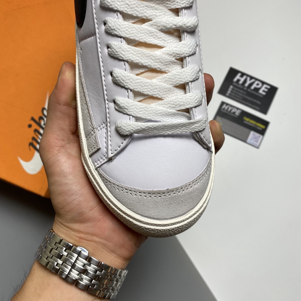 Giày Blazer Low White Black  - Hype Sneaker | Phiên bản 1:1 chuẩn
