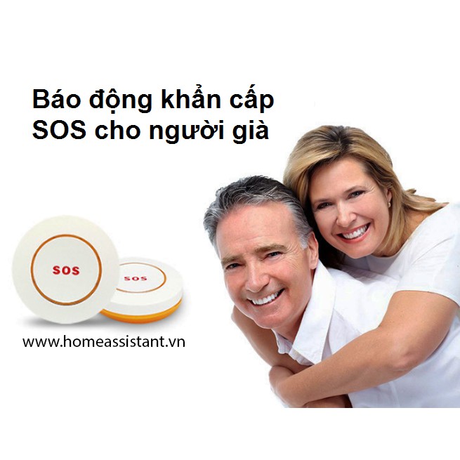 Nút Bấm Khẩn Cấp SOS Phát Sóng RF 433Mhz SO01