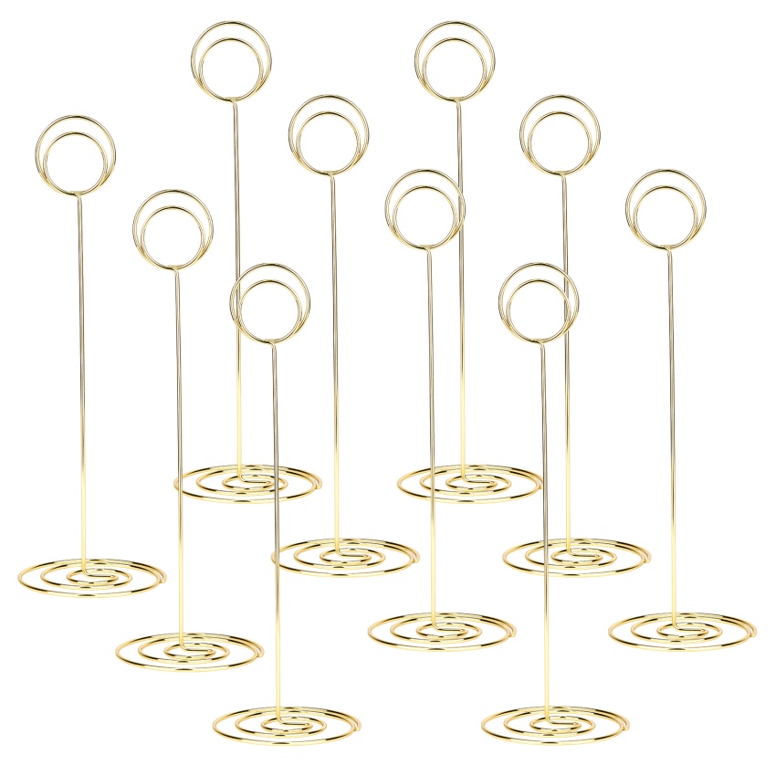 Set 10 Giá Đỡ Thẻ Ghi Số Kích Thước 8.75 inch Để Bàn Trang Trí Tiệc Cưới / Nhà Hàng / Lễ Tốt Nghiệp