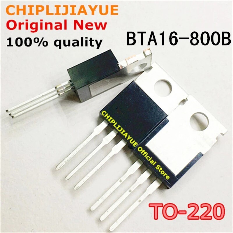10 CHIẾC BTA16-800B TO220 BTA16-800 BTA16 800B TO-220 Chip IC mới và nguyên bản