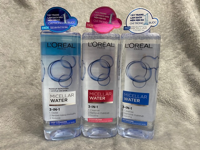 Nước Tẩy Trang L'Oreal Paris 3-In-1 Micellar Water 400ml | BigBuy360 - bigbuy360.vn