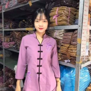 Đồ lam đi chùa mẫu Cổ Tàu