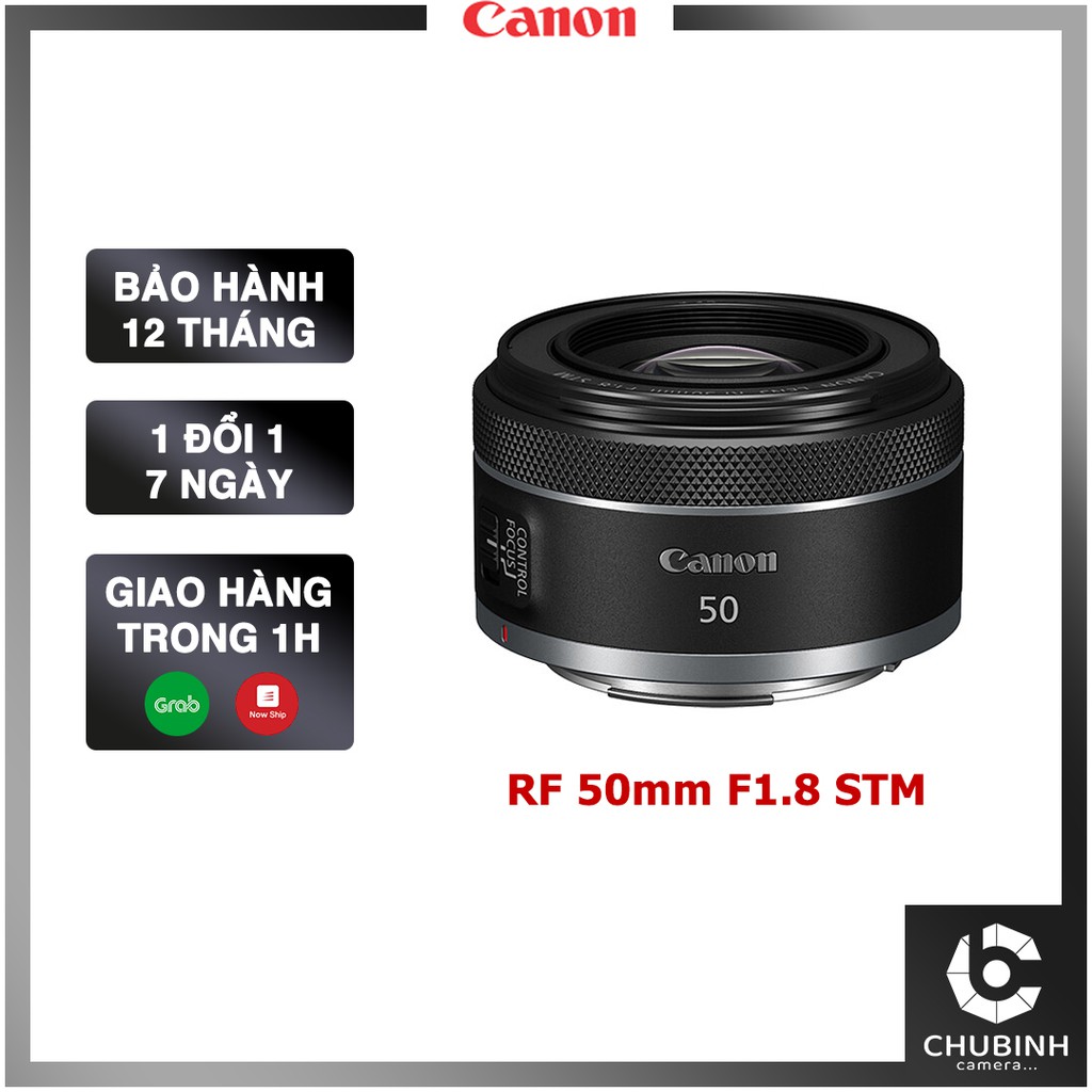 Ống kính Canon RF 50mm F1.8 STM | Tặng Dán Skin 3M