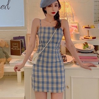 Váy kẻ caro