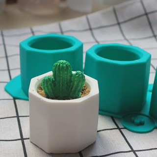 Khuôn Silicone Tạo Hình Làm Chậu Hoa Bằng Đất Sét Tiện Dụng