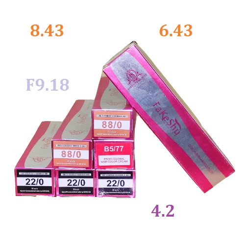 [Thanh Lý Gía rẻ] Màu Nhuộm Tóc Fakeshu Collagen 100ml vỏ hồng