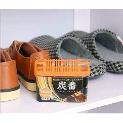[Shopee giảm giá] Hộp khử mùi tủ giày, tủ quần áo than hoạt tính Nội địa Nhật Bản