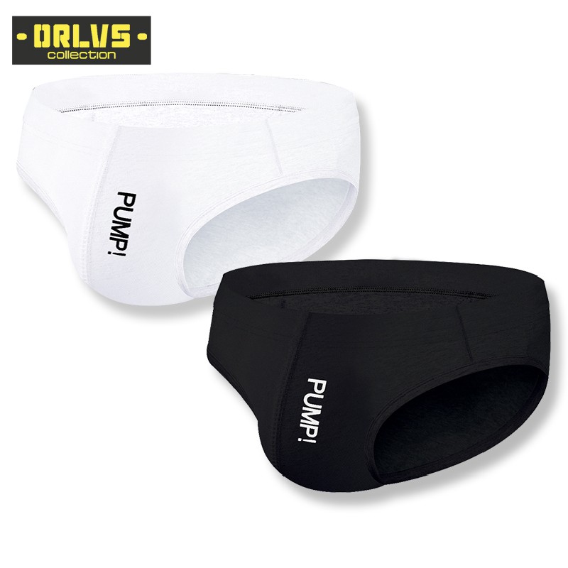 ORLVS Quần Lót Nam Bằng Da Pu Thoải Mái 5503