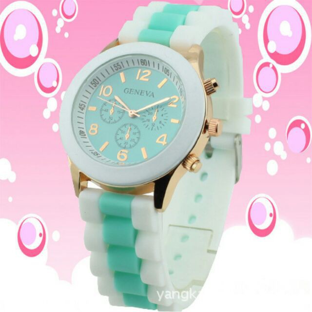 [Hot] Đồng hồ nữ Geneva trẻ trung năng động, mẫu mới