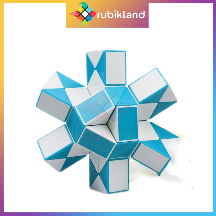 Rubik Snake QiYi Twist Puzzle Rubic Biến Thể Cao Cấp 24 Đoạn 36 48 60 72 Đồ Chơi Trí Tuệ Trẻ Em