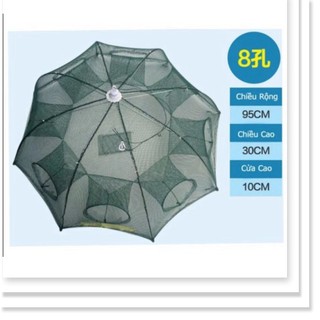 Lưới đánh bắt cá bát quái 8 cửa