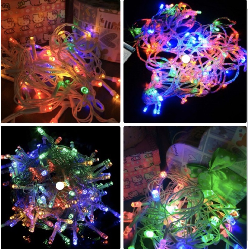 Đèn nháy led nhiều màu 8m trang trí