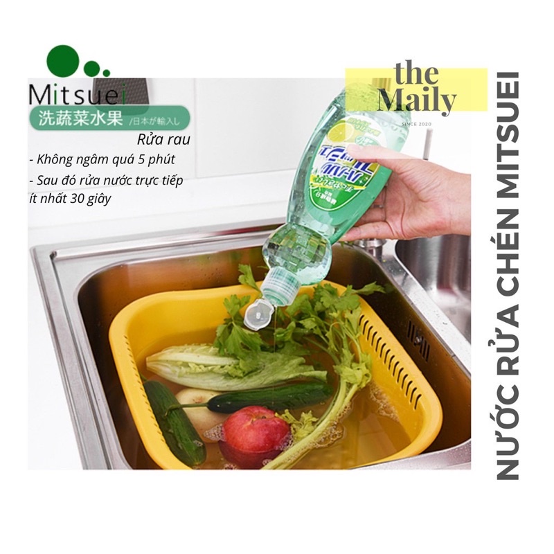 Nước rửa chén bát hữu cơ