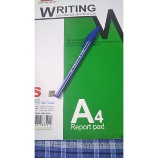 Bút bi xanh có nắp Aihao 555