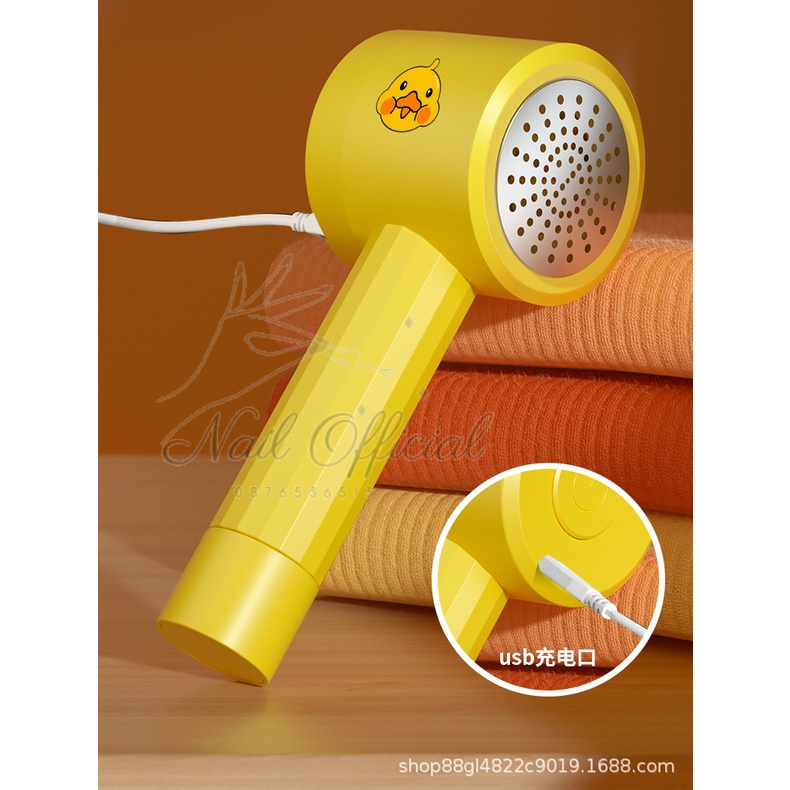Máy Cắt Lông Xù 2 in 1 Kiêm Con Lăn Làm Sạch Quần Áo, Sạc USB Tiện Dụng - CN34