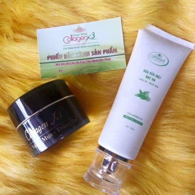 FACE COLLAGEN Và SỮA RỬA MẶT BẠC HÀ