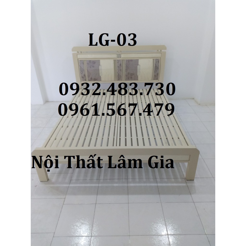 Giường sắt ngủ 1m6x2m tại HCM