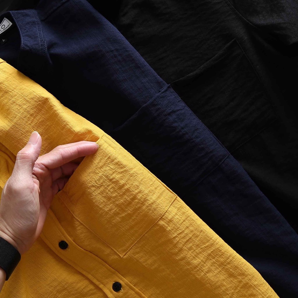 Áo Sơ Mi Vải Đũi Dài Tay Mát Mịn Không Nhăn Thoáng Mát, Thấm Hút, Kiểu Dáng Trẻ Trung | BigBuy360 - bigbuy360.vn