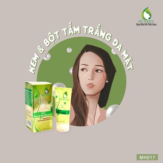 Kem và bột tắm trắng mặt