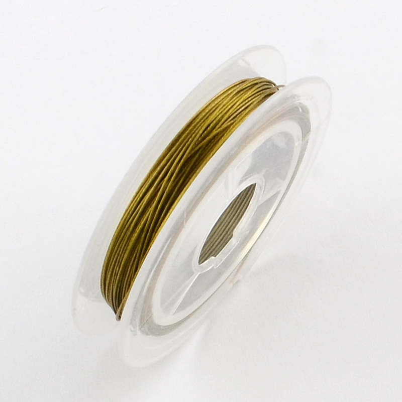 Set 10 Cuộn Dây Thép Nhiều Màu Làm Đồ Trang Sức