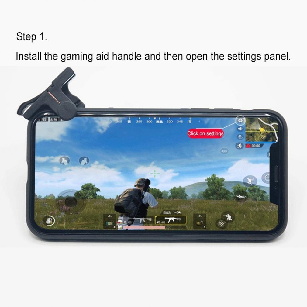 1Pair L1R1 Fast Shooting Rules Of Survival Cellphone Game Controller PUBG Mobil