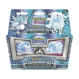 Bài Pokémon chính hãng DÀNH CHO NGƯỜI MỚI CHƠI - Sun & Moon Trainer Kit: Alolan Sandslash & Alolan Ninetales