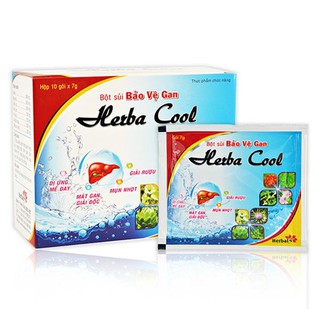 Bột Sủi Bảo Vệ Gan Herba Cool ( hộp 10 gói x 7g)
