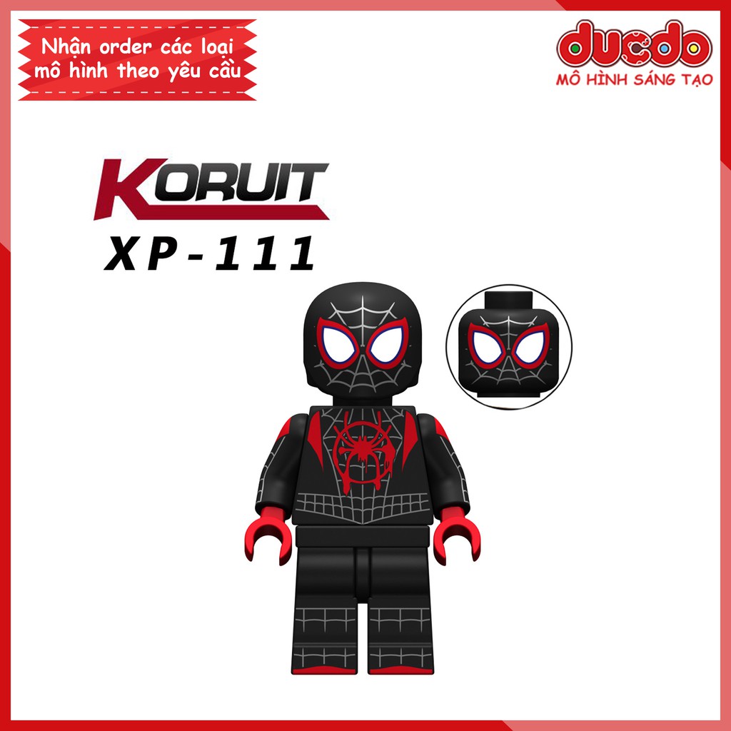 Minifigures các nhân vật Spider man siêu chất - Đồ chơi Lắp ghép Xếp hình Mini Iron Man Mô hình KT1016