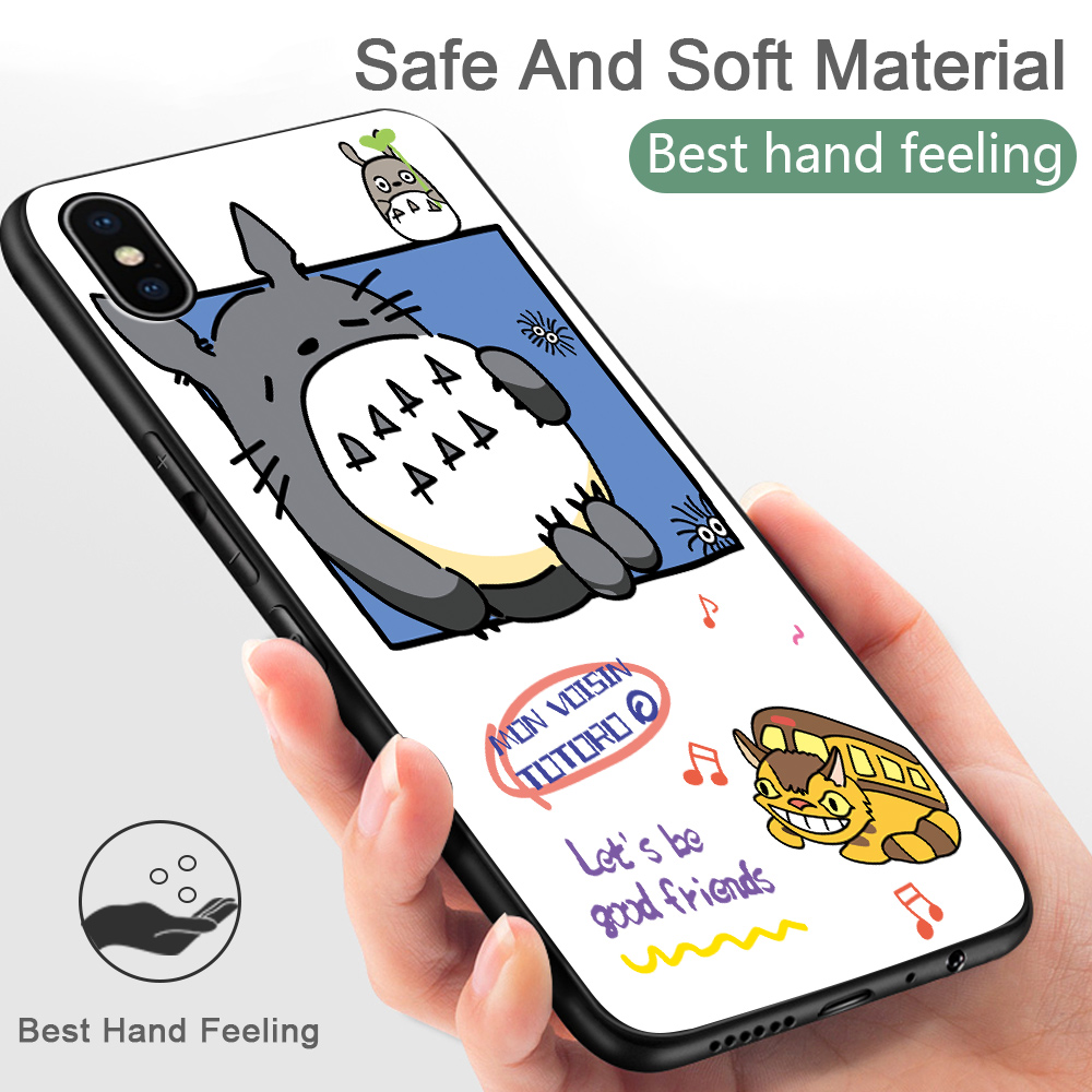 Xiaomi Mi A1 A2 A3 5X 6X 6 5S Pocophone F1 Lite Play Xiomi cho Anime Cartoon Totoro Pikachu Sailor Moon Luffy Choba Crayon Shin-chan Soft Phone Case Shockproof Casing Cover Back Cases Ốp lưng điện thoại