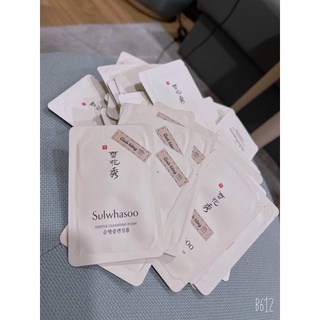 Sữa rửa mặt dịu nhẹ gói dùng thử, Gentle Cleansing Foam Sulwhasoo sample,sulwhasoo sample,sữa rửa mặt Sulwhasoo gói.